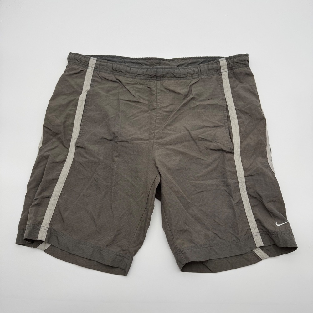 Vintage Nike Mens Swimming Trunks Shorts Gray Size Medium